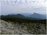 Planina Ravne - Kocbekov dom na Korošici